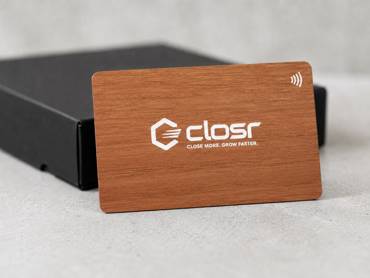 Closr Tag - Cherry Wood